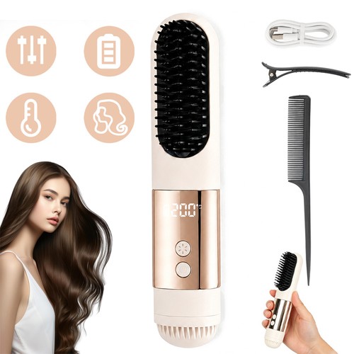 Heated straightener comb - heated,