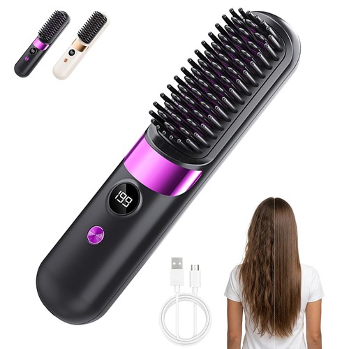 Cordless heated brush - brush, for