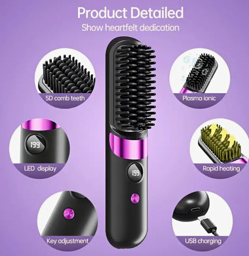 Cordless usb ceramic hair - usb,