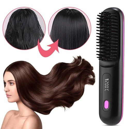 Wireless hair straight comb - straight,