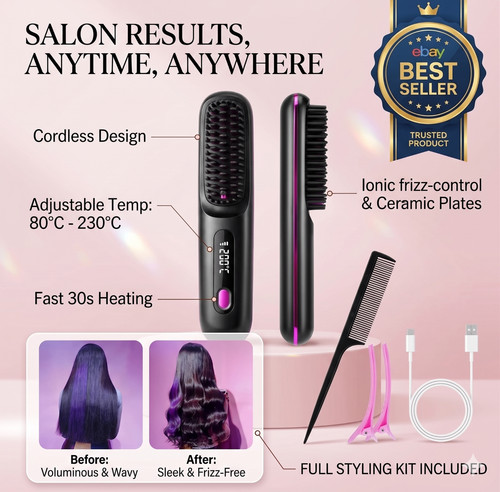 Portable hair straightener - portable,