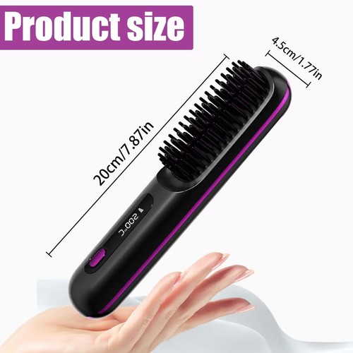 Hair straightener brush - hair,