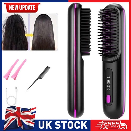 Hair straightener brush - hair,