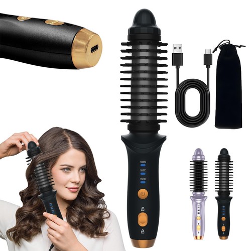 Cordless hot brush for short - hot,