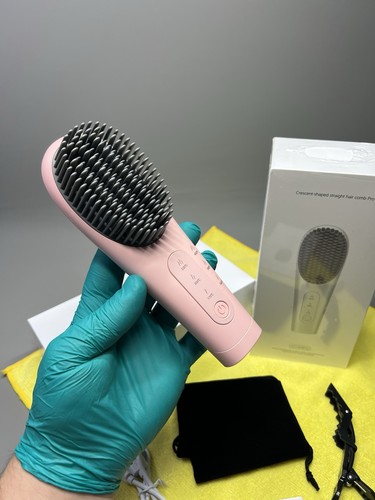 Cordless hot brush comb - brush, hair