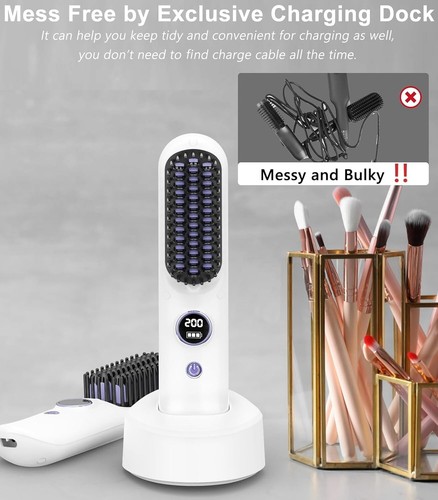 Cordless hair straightening - cordless,