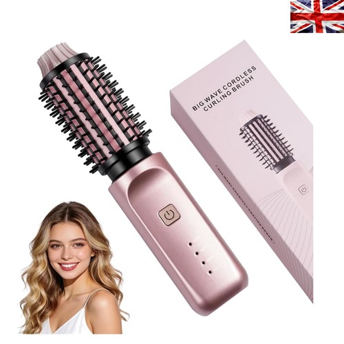 Compact wireless heated brush - compact,