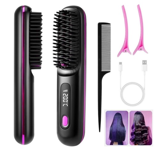 Hair straightener brush - hair,
