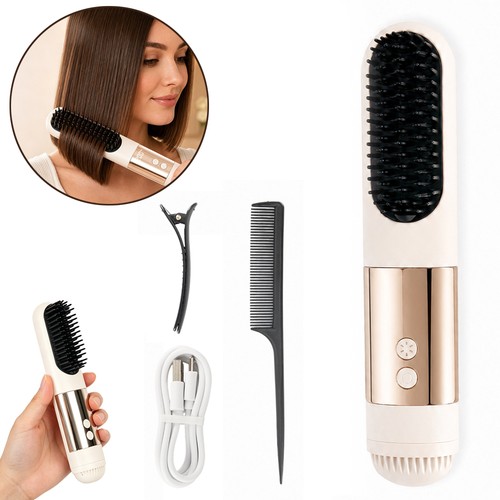 Cordless heated brush for - heated,