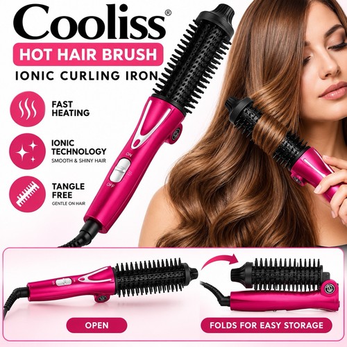 Cooliss hot brush long - brush, short