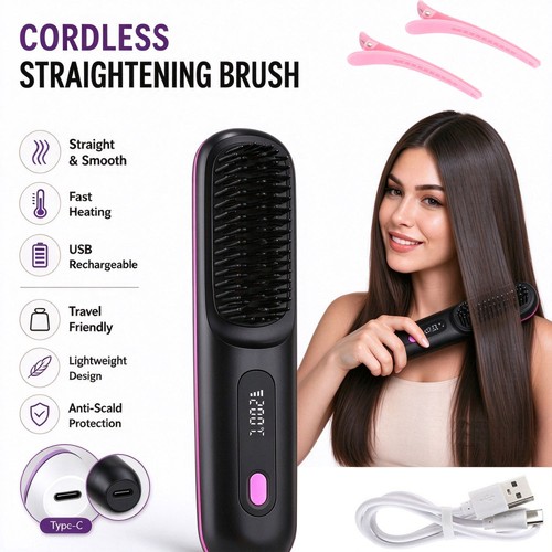 Cordless hair straightener - cordless,