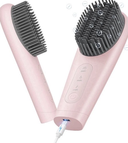 Cordless hot brush - cordless, comb