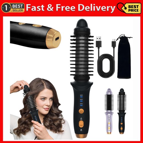 Cordless hot brush for short - hot,