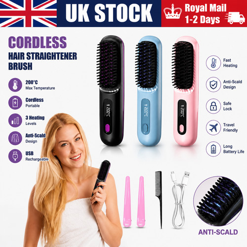 Cordless hair straightener - hair,