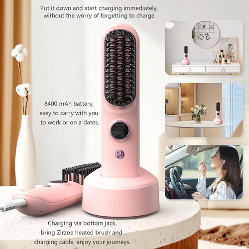 Cordless heated hair - cordless, brush